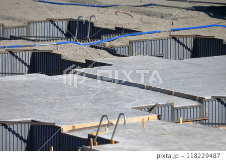 建築の基礎工事 建築の基礎工事 118229487