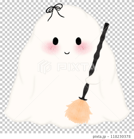Little ghost holding a magic broom, Adorable Halloween Ghost Clipart Collection Cute Spooky Ghosts with Fun Props, Perfect for Crafts Little ghost holding a magic broom, Adorable Halloween Ghost Clipart Collection Cute Spooky Ghosts with Fun Props, Perfect for Crafts 118230378