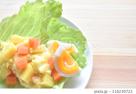 レジスタントスターチたっぷりのポテトサラダ レジスタントスターチたっぷりのポテトサラダ 118230722