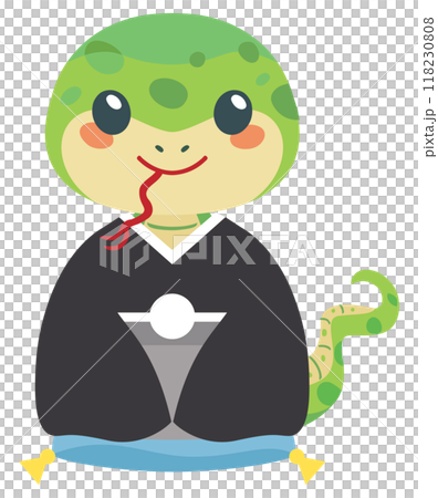 巳年のかわいい蛇 巳年のかわいい蛇 118230808