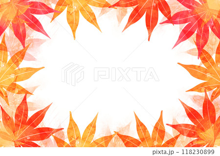 紅葉のフレーム 118230899