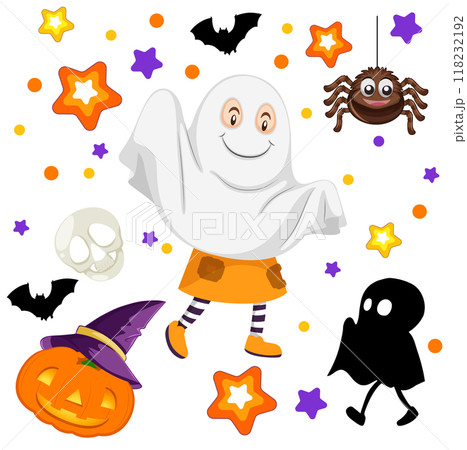 Halloween Ghost and Friends 118232192