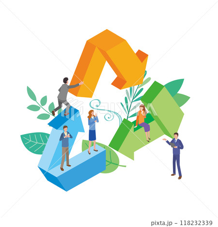 サステナビリティのイメージイラスト 118232339