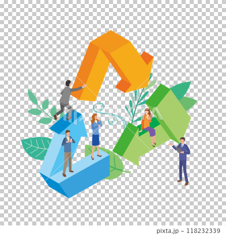 サステナビリティのイメージイラスト 118232339