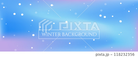 Gradient Winter Background with snowflakes. Cold fluid wave design. Modern vector. Pastel minimalist backdrop for posts, brochures or banners. Blue, purple and pink colors. Holiday season Mesh poster Gradient Winter Background with snowflakes. Cold fluid wave design. Modern vector. Pastel minimalist backdrop for posts, brochures or banners. Blue, purple and pink colors. Holiday season Mesh poster 118232356