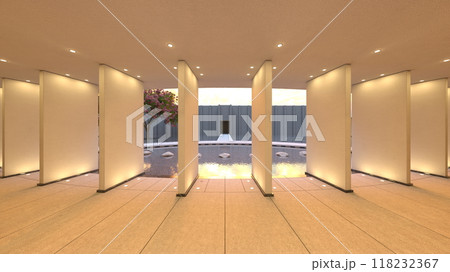 円形が特徴的な美術館 118232367