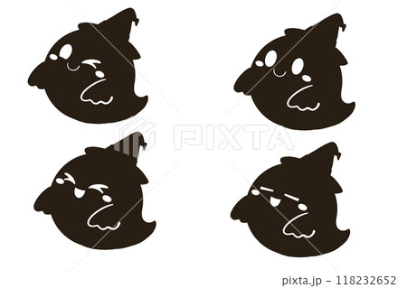 帽子を被ったおばけの影 帽子を被ったおばけの影 118232652