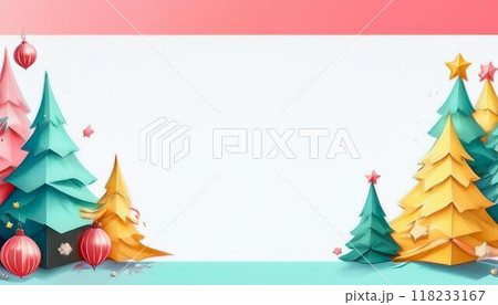 冬　クリスマス　背景　素材 118233167