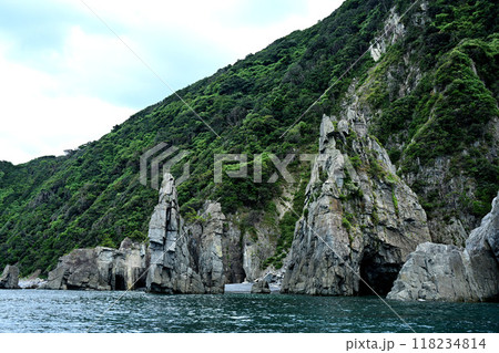 夏の青海島 118234814