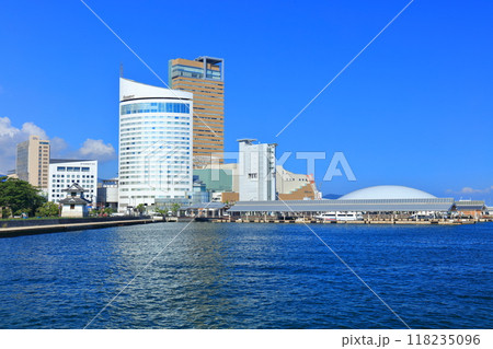 【香川県】快晴のサンポート高松（高松シンボルタワー　ホテルクレメント　あなぶきアリーナ香川） 118235096