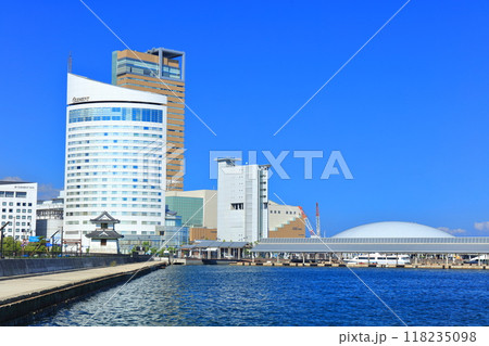 【香川県】快晴のサンポート高松（高松シンボルタワー　ホテルクレメント　あなぶきアリーナ香川） 118235098