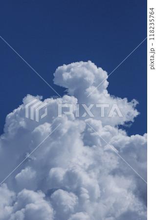 夏の青空と白い雲 発達する積乱雲 夏のイメージ 夏の空の風景 背景素材 イメージ素材 夏の青空と白い雲 発達する積乱雲 夏のイメージ 夏の空の風景 背景素材 イメージ素材 118235764