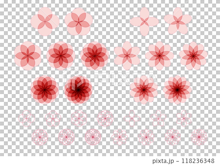 花 グラフィック イラスト素材 118236348
