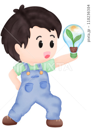 person holding a light bulb 118236384