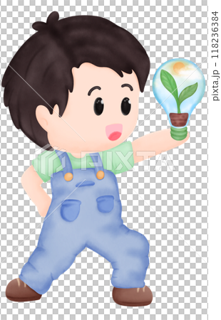 person holding a light bulb 118236384