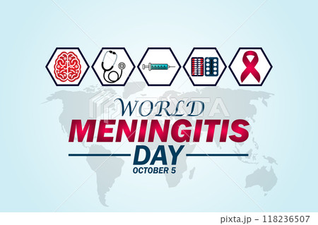World Meningitis Day Vector illustration World Meningitis Day Vector illustration 118236507