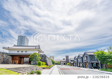 甲州夢小路と甲府城山手渡櫓門 118236819