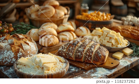 Freshly baked bread 118237262