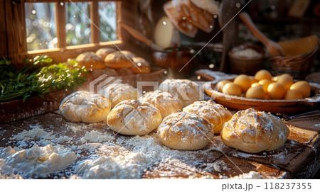 Freshly baked bread Freshly baked bread 118237355