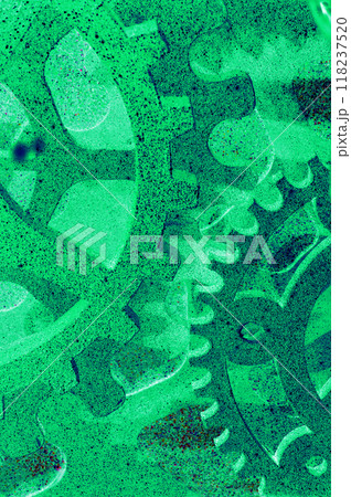 Abstract golden shiny clockwork background 118237520