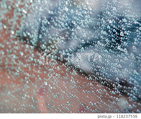 Raindrops on the car wondow 118237556
