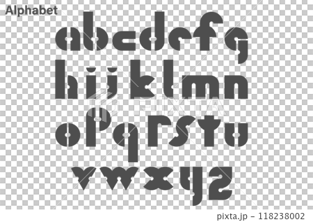 aからzのアルファベットの組み合わせ 118238002