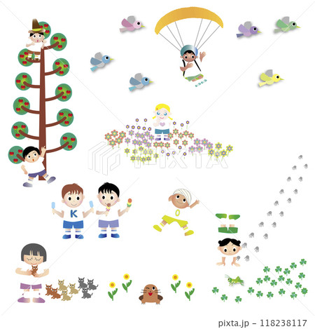 施設の子供 118238117