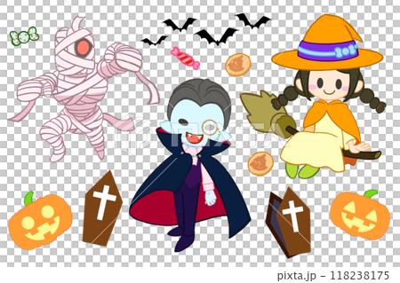 ハロウィン素材② 118238175