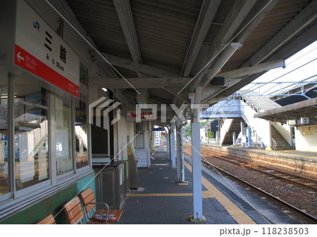 JR桜井線で大神神社(おおみわじんじゃ)の最寄り駅 三輪駅(みわえき) JR桜井線で大神神社(おおみわじんじゃ)の最寄り駅 三輪駅(みわえき) 118238503