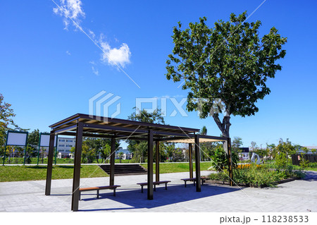 駅跡地さくら公園（旧新十津川駅） 118238533