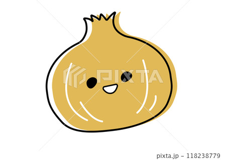 かわいいたまねぎのイラスト 118238779