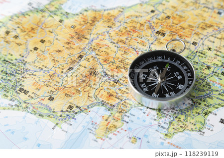日本地図とコンパス 日本地図とコンパス 118239119