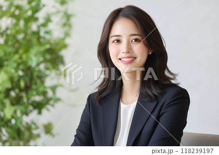 AI生成画像　若いビジネスウーマンのポートレート 118239197