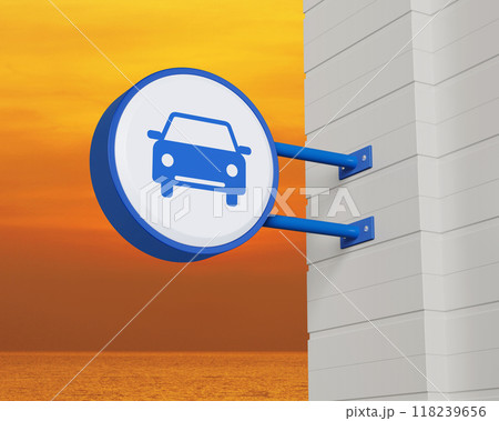 Business transportation service concept, 3D rendering 118239656