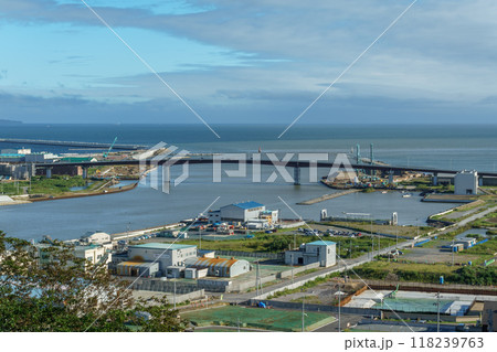 石巻市日和山公園から眺める沿岸部の風景 ishinomaki hiyoriyama park 118239763