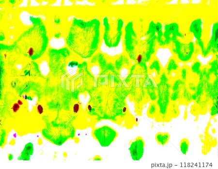クローバーの中を歩く人々 118241174