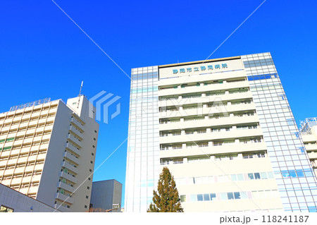 静岡県静岡市、静岡市立静岡病院の風景 静岡県静岡市、静岡市立静岡病院の風景 118241187