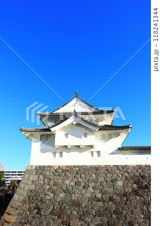 静岡県静岡市、駿府城坤櫓の風景 118241344