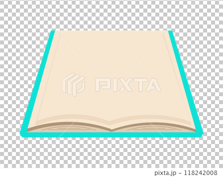 一本雙頁書。打開書本或筆記本。向量圖 一本雙頁書。打開書本或筆記本。向量圖 118242008