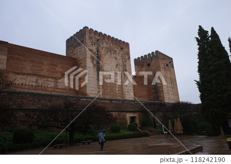 アルハンブラ宮殿のアルカサバの入口付近 アルハンブラ宮殿のアルカサバの入口付近 118242190