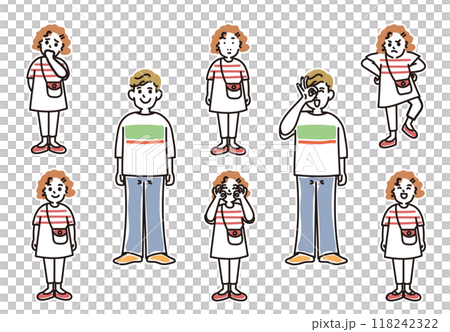 Cute children with various expressions Cute children with various expressions 118242322