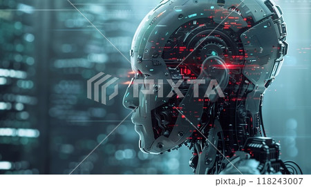 Exploring the future of artificial intelligence...のイラスト素材 [118243007 ...