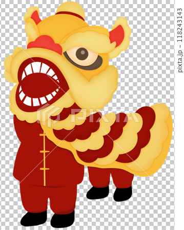 Lion dance  118243143