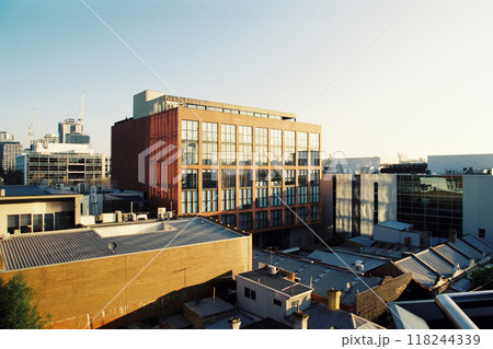 Analogue Film View of Melbourne in Australia Analogue Film View of Melbourne in Australia 118244339
