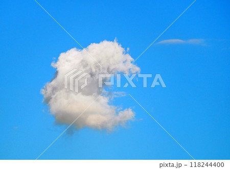 青空に浮かぶいろいろな楽しい雲 118244400