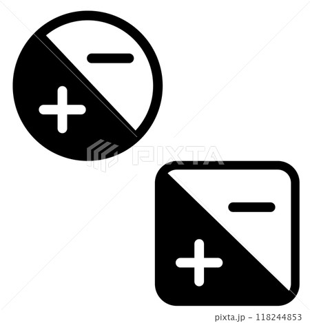 Quantity of light settings for camera icon. flat style. 118244853