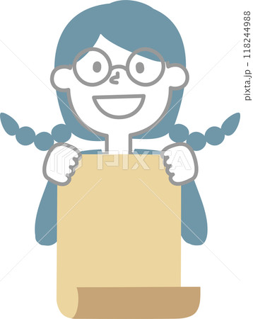 collection set of cute doodle hand draw text box girl woman character, speech bubble balloon think speak talk banner, flat png transparent element design 118244988