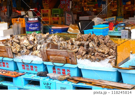 かき　カキ　牡蠣　生牡蠣　那珂湊おさかな市場　　 118245814
