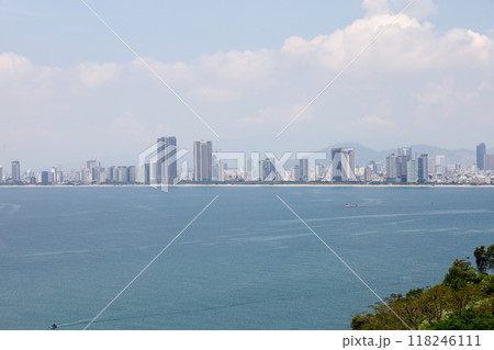View of seascape in danang at vietnam View of seascape in danang at vietnam 118246111