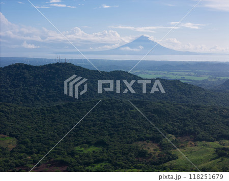 Ometepe volcano in Nicaragua lake Ometepe volcano in Nicaragua lake 118251679